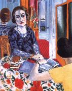 Henri Matisse Baroness portrait oil painting artist
